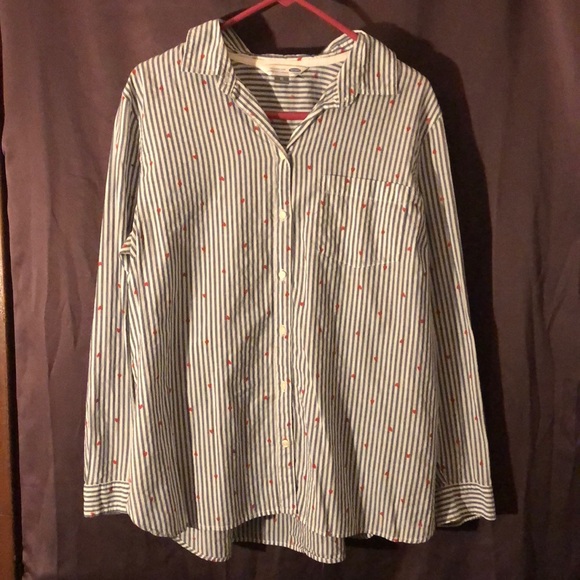 Striped heart shirt - Picture 1 of 2